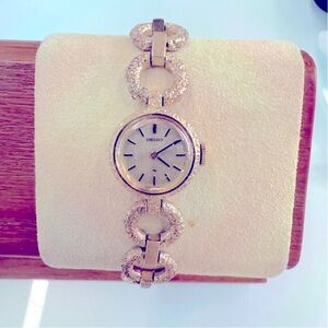 Vintage 1960s Seiko 11-0609 Mechanical Wind Watch Japan Parts Repair